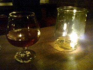 Barleywine by candlelight. Is there any other way to properly enjoy this beverage?